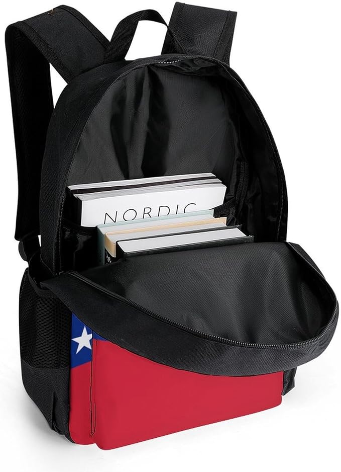 Backpack Multipurpose Anti-Theft Large Capacity Bookbag, Venezuela Flag Travel Hiking Daypack With Side Pockets