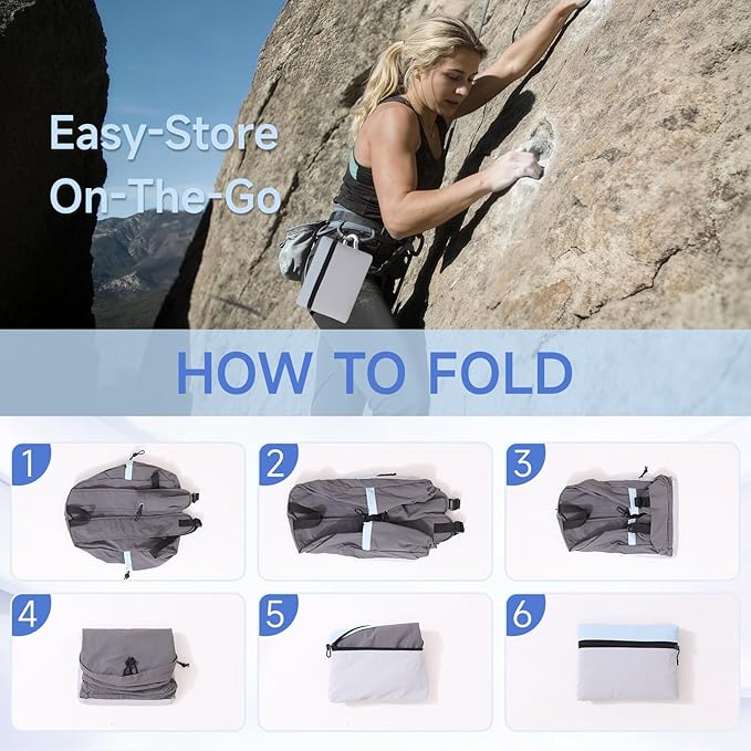 Lightweight Hiking Bag 16L Waterproof,Foldable Backpack for Hiking Essentials,Packable Back pack for Cycling Gym,Grey