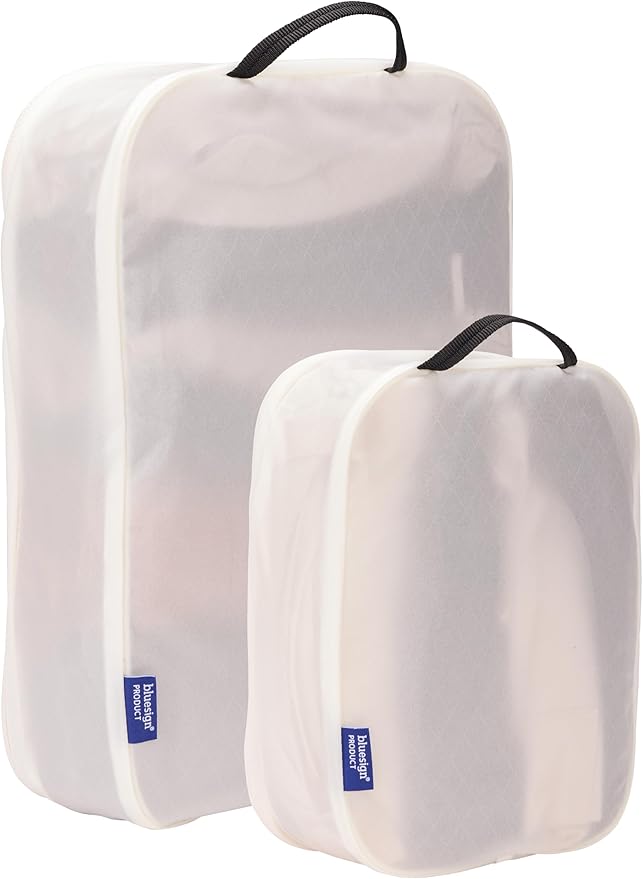 Thule Packing Cube Set, Includes Medium & Small Cubes, Transparent Fabric, Organize Clothing, Easy to Pack