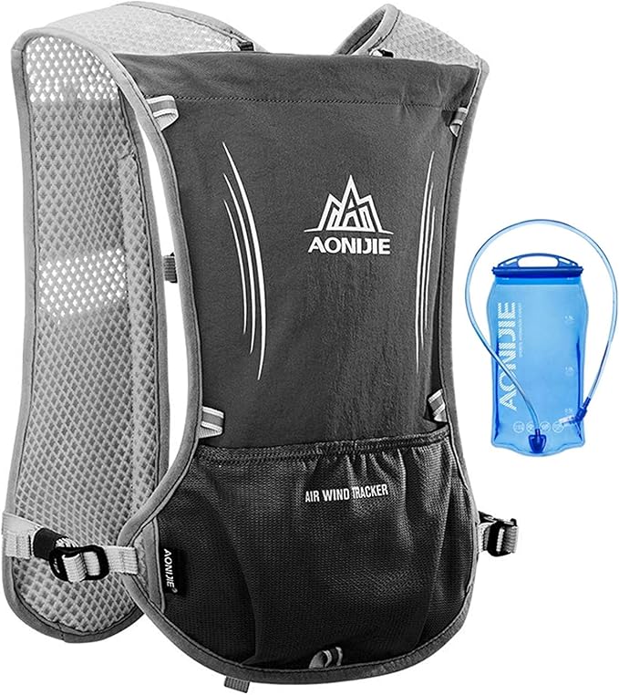 5L Lightweight Running Backpack Outdoor Sports Trail Racing Marathon Hiking Fitness Bag Hydration Vest Pack