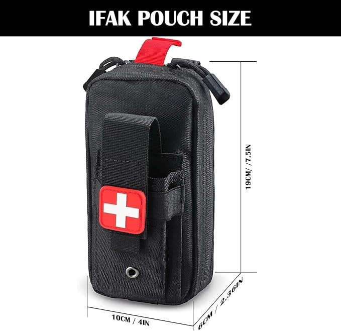 ifak Pouch Small Molle First aid Bag Empty Trauma Medical Bag Tactical Belt Pouch