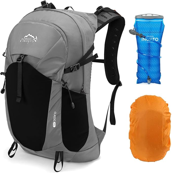 IX INOXTO Hiking Hydration Backpack with 3l Water Bladder for Women and Men 25L Water Backpack for Hiking, Cycling, Climbing, Camping