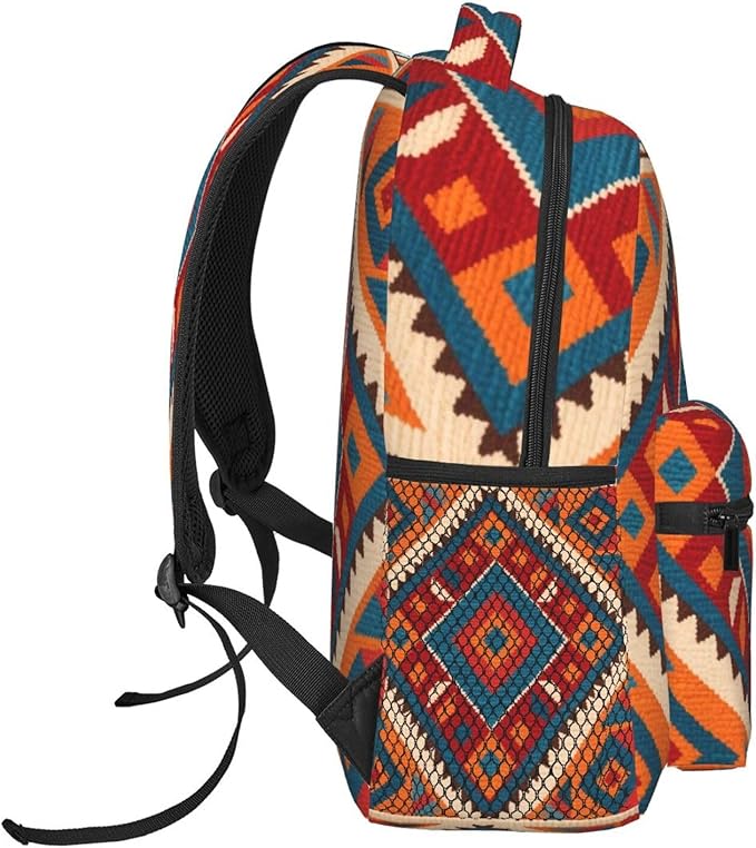 Daypack Lightweight Multipurpose Anti-Theft Indiana Western Southwest Mesas Shoulder Bag Large Capacity Laptop Book Bag Rucksack With Adjustable Shoulder Straps