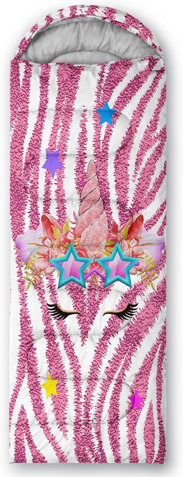 Print sleeping bag,sleeping bags,Outdoor Camping Sleeping Bag，Suitable For Children Boys And Girls Portable,Waterproof,Compact And Lightweight,Great For Outdoor Camping,Backpacking And Hiking