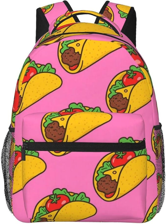 Rucksacks Lightweight Multipurpose Anti-Theft Mexican Taco Shoulder Bag Large Capacity Business Computer Bag With Smooth Zippers
