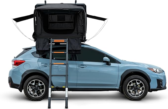 Condor 2 Air Hard-Shell Roof Top Tent for Car Camping and Overlanding, Waterproof, Heavy-Duty Shell with LINE-X, 2-3 Person Tent, Easy Assembly, Air Mattress and Universal Mounting Brackets Included