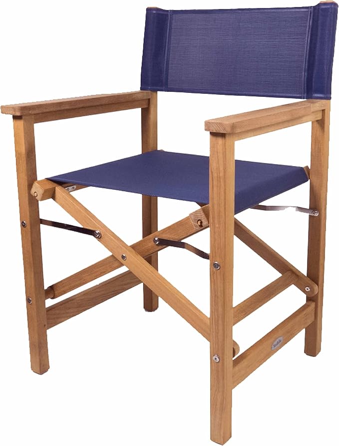 SeaTeak Director's Chair | with DURASLING Fabric Seat Cover | Foldable Director’s Chair