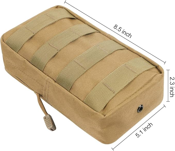 Gogoku 4-Pack Molle Pouch Tactical Molle Pouches Compact Utility EDC Waist Bag Pack