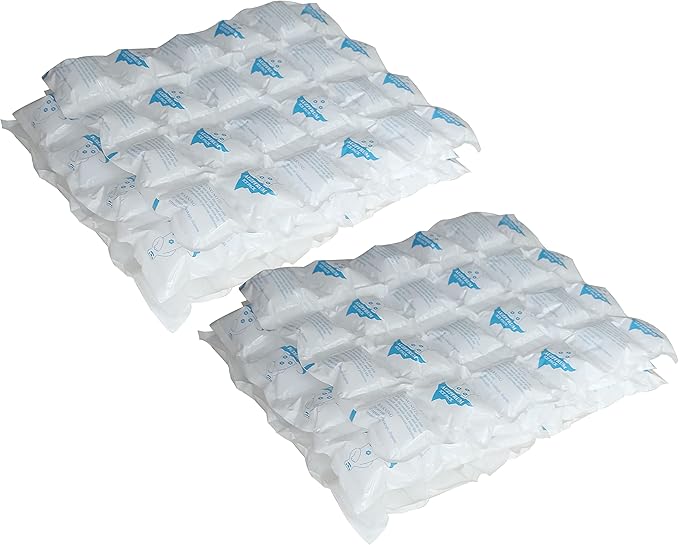 Dry Ice for Shipping Frozen Food Ice Packs for Cooler, 12 Sheets Shipping Cold Packs for Transport Chocolate, Perishables, Fish, Candles -Camping, Long Distance Travel Ice Packs