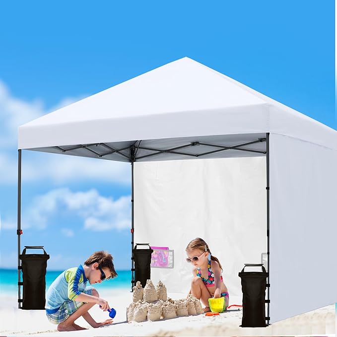 6 Pack (NO Sand) SANWAY 220 LBS Sand Bags for Canopy Weights(Unfilled)-Portable and Durable to Secure Tents, Canopies, and Umbrellas at Outdoor Events (Black, 180 LBS)