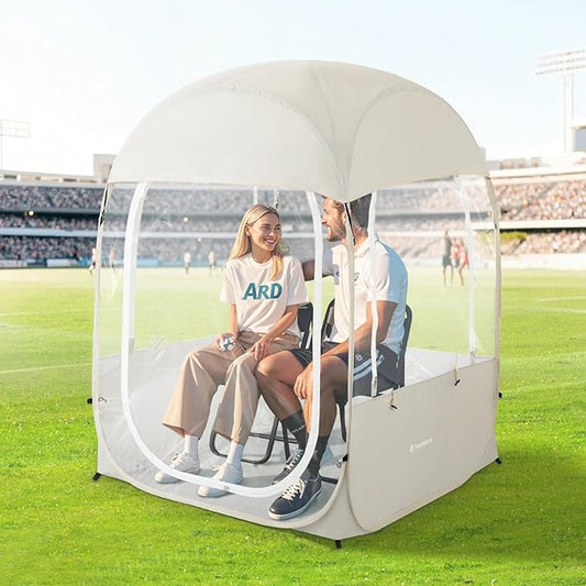Sports Tent, Portable & Foldable Pop Up Tents Shelter with Carry Bag, Instant Weather Proof Clear View Bubble Tent for Fishing, Camping, Watching Sports Events