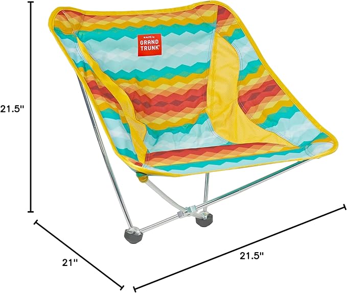 GRAND TRUNK Alite Monarch Chair – Ultra-Lightweight & Portable Rocking Camping Chair, Quick & Easy Setup, Durable Aluminum Frame for Hiking, Backpacking, Fishing & Beach (Camp Horizon)