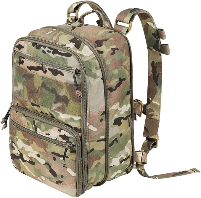 KRYDEX Tactical Expandable Backpack MOLLE Backpack for Travelling Hiking Hunting (Camo)