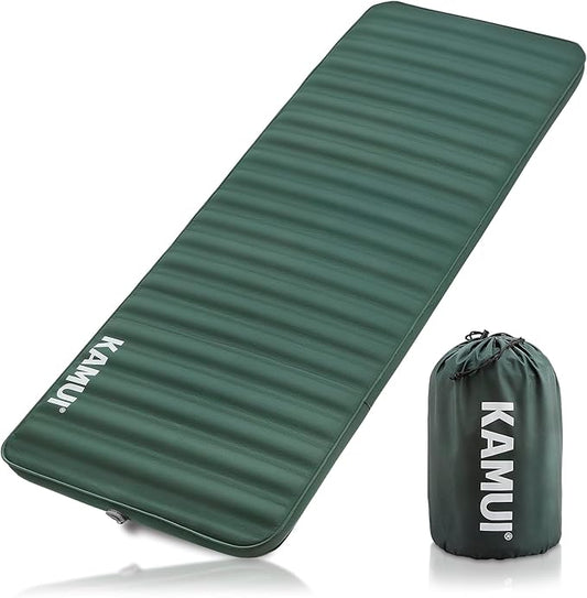 KAMUI Sleeping Pad – Foam Camping Mat, 4-Season Insulated Mattress Pad R-Value 6, for Tent, Car, Travel, or Home