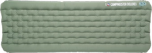 Big Agnes Campmeister Deluxe - Insulated Sleeping Pad, Ultralight Inflatable Mat For Camping, All Season Compact Backpacking And Hiking, 25x78 Wide Long