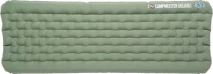 Big Agnes Campmeister Deluxe - Insulated Sleeping Pad, Ultralight Inflatable Mat For Camping, All Season Compact Backpacking And Hiking, 30x78 Extra Wide Long