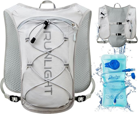 Running Vest for Women Men Lightweight Hydration Backpack Pack with 1.5L Water Bladder Bag Hydro Daypack for Hiking,Trail,Skiing,Camping,Cycling,Race,Marathon