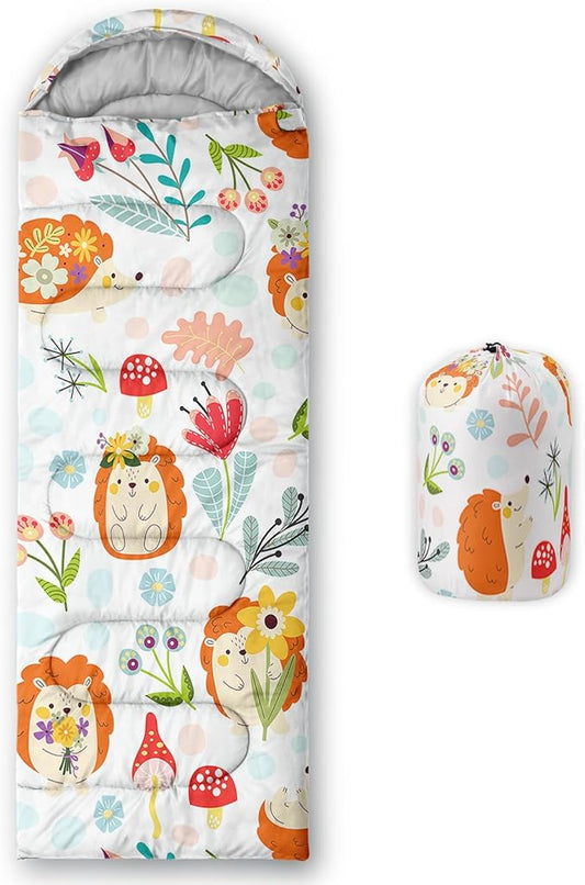 QOOMO Camping Sleeping Bags,3 Season Warm & Cool Weather,Lightweight,Waterproof Sleeping Bags for Adults & Kids,Traveling,and Outdoors,Camping Gear Equipment