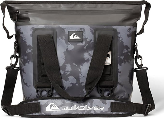 Quiksilver Zipperless Backpack Cooler 30L, Holds 36 Cans, 48 Hour Insulation, Leakproof & Waterproof Design, Heavy Duty TPU, IPX7, Padded Straps, Kangaroo Pockets