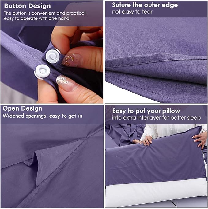 Sleeping Bag Liner, Lightweight Portable, Soft Travel and Camping Sheet, with Compact and Carry Bag, for Travel, Hotel