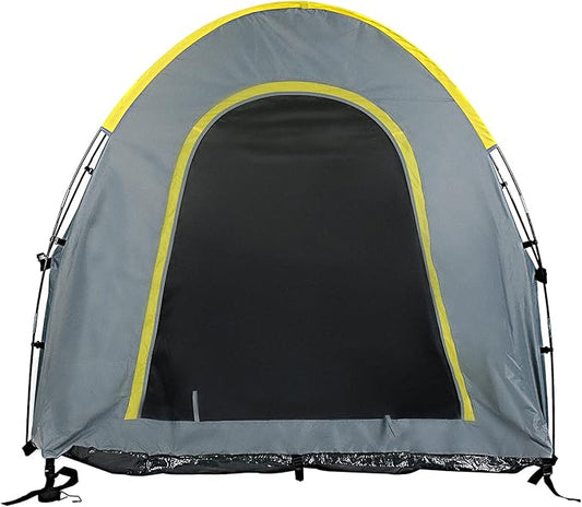 Portable Waterproof Truck Tent PU2000 mm, 6.8' x 5.4' x 5.5' / 8.4' x 5.6' x 5.6' Full Size Truck Tent Camping Hiking Outdoor Oxford Waterproof Pickup Truck Tent can Sleep 2 People, Easy to Install