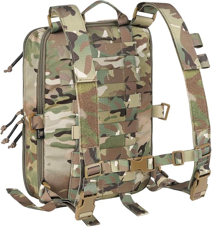 KRYDEX Tactical Expandable Backpack MOLLE Backpack for Travelling Hiking Hunting (Camo)
