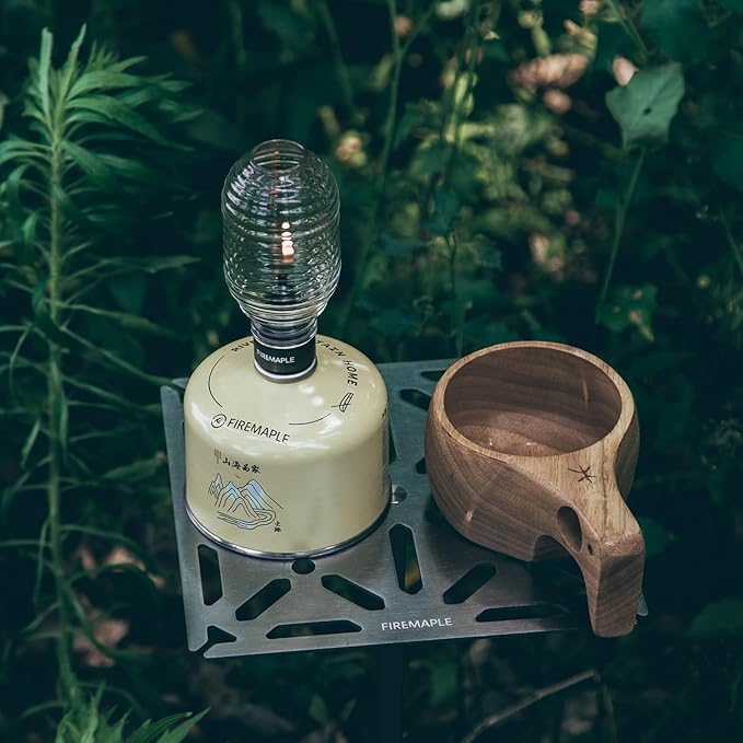 Fire-Maple Portable Tripod Stand Camping Table - Lightweight Aluminium Alloy & Stainless Steel, Detachable Feet, Adjustable Height, Compact Design