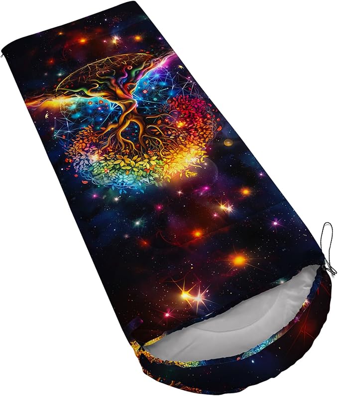 AILONEN Girls Pink Camping Sleeping Bags,Lightweight & Waterproof,3 Season Warm & Cool Weather,Cute Bow Duck Print Sleeping Bags for Kids,Girls,Adults Travelling,Outdoors