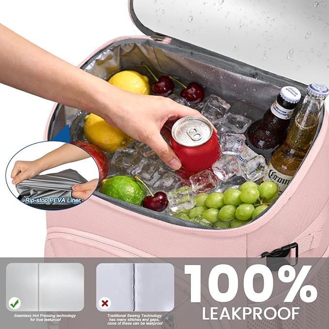 Capolo Cooler Backpack for Men Women Insulated Backpack Cooler Leak Proof Thermal Bag Beverage Soft Cooler Bag Lunch Backpack for Camping 30/45 Cans