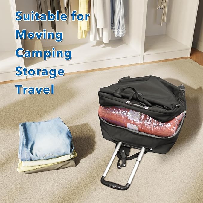 MEIQIHOME Vacuum Storage Bags, Space Saver Sealer Bags,Vacuum seal bags for clothing, Pillows, Comforters, Blankets, Bedding,Travel,36 Pack With Electric Pump