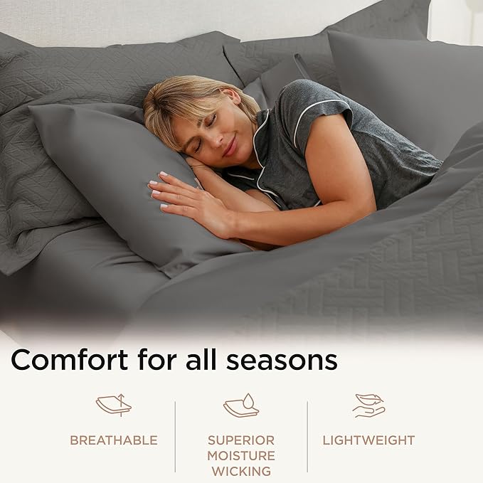 Threadmill Luxury Cotton Blankets for Twin Size Bed | All-Season 100% Cotton Twin Blanket for Bed | Criss Cross Jacquard Lightweight, Soft & Cozy Coverlet, 350GSM, 68 x 90 inches | Dark Grey