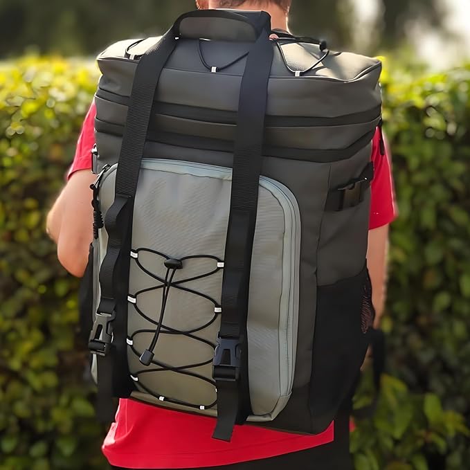 Large Backpack Cooler,40 Cans Leak Proof & Waterproof & Insulated Cooler Backpack, Soft Cooler Bag for Men & Women, Ice Chest for Camping,Beach,Picnic,Lunch,Travel,Fishing