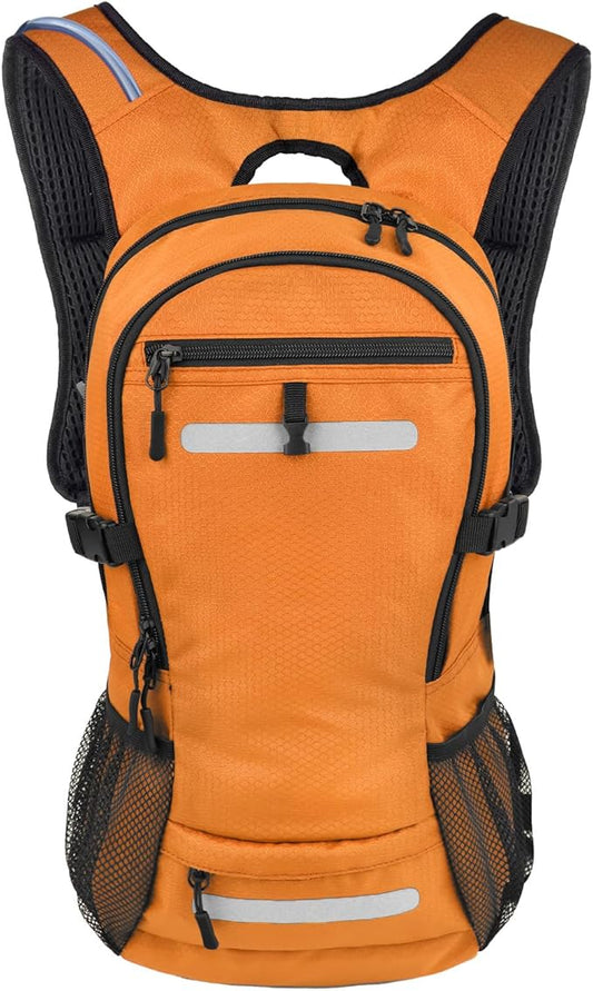 20L Hydration Backpack with 3L Water Bladder Water Backpack for Hiking Hydration Pack Insulated Daypack for Commuting Black