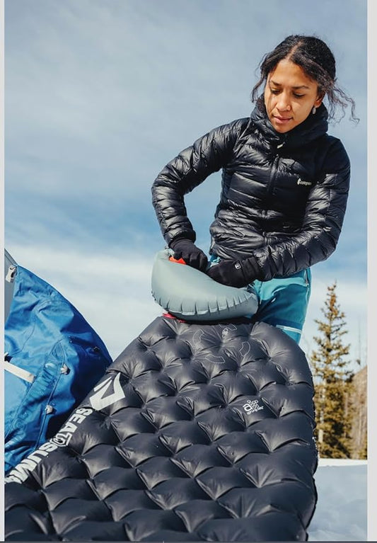 Sea to Summit Ether Light XT Extreme Cold-Weather Insulated Sleeping Pad, Tapered - Regular (72 x 21.5 x 4 inches)