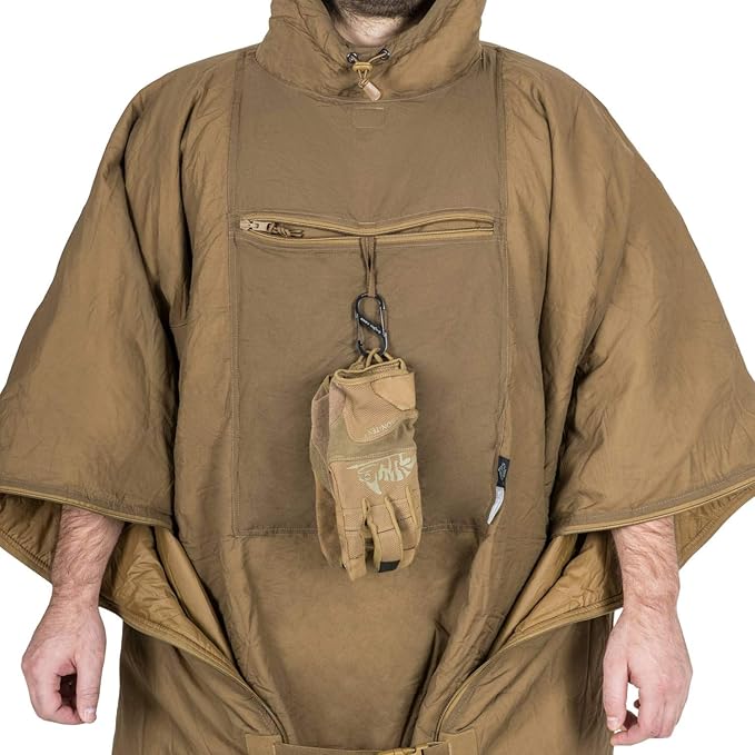 Helikon-Tex Swagman Roll Military Poncho - Multi-purpose Poncho & Emergency Poncho - Survival Gear - Woobie Blanket & Jacket