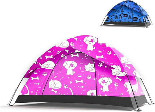 KidzAdventure 2 in 1 Kids Tent for Camping/Kids Play Tent| Backpacking Tent for Kids |Easy Set Up Camping Tent