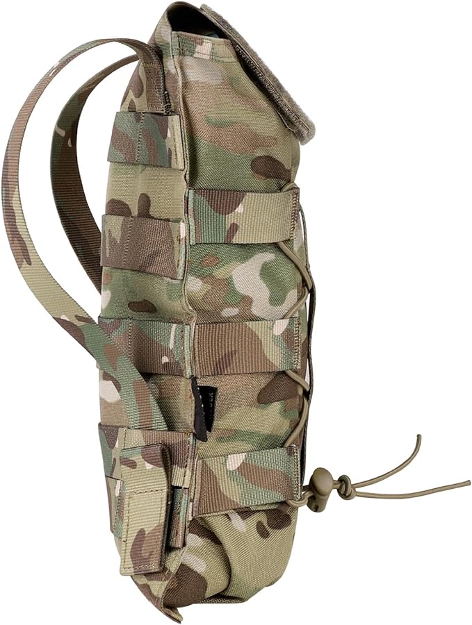 PETAC GEAR 1.5L / 3L Tactical Hydration Pack，Molle Carrier Pouch for 50 oz /100 oz Hydration Bladder Daypack Water Backpack.