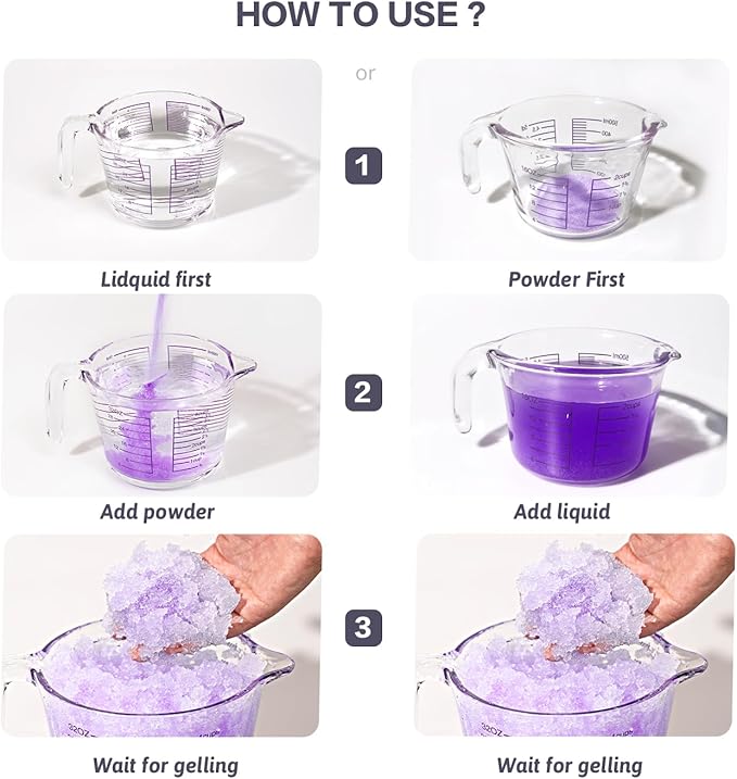 Wenge Urine Super Absorbent, Solidifier - 180 Use Pre Pee Powder for Toilet, Porta Potty Chemicals, Eco Absorbent Liquid Waste Gelling and Deodorizing Powder (Purple Lavender Scent)