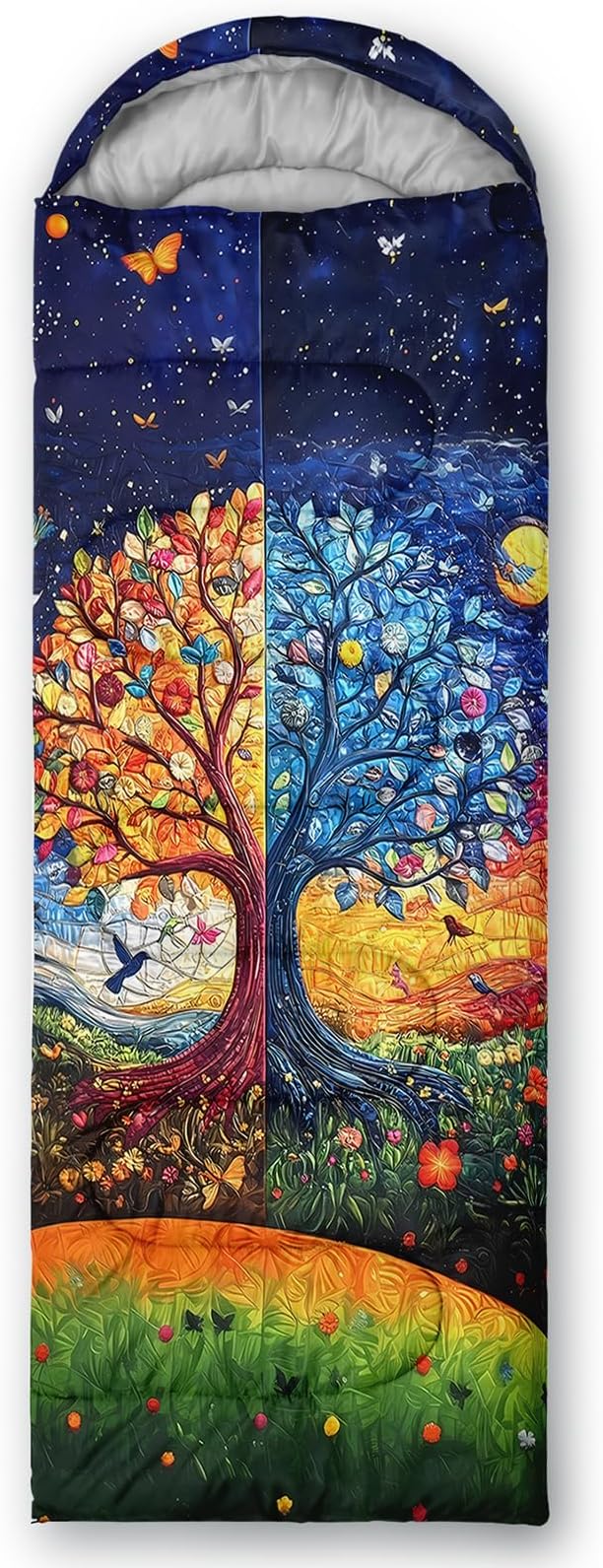 AILONEN Girls Pink Camping Sleeping Bags,Lightweight & Waterproof,3 Season Warm & Cool Weather,Cute Bow Duck Print Sleeping Bags for Kids,Girls,Adults Travelling,Outdoors