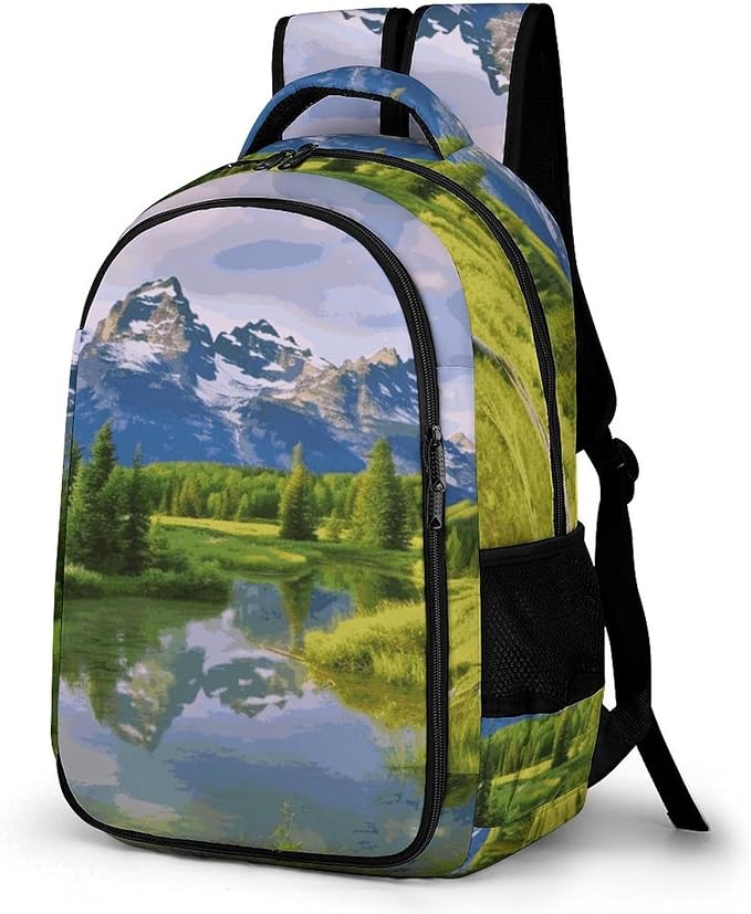 MUSM National Park Backpack Anti Theft Laptop Backpacks Large Classical Travel Backpack Computer Bag Lightweight Hiking Back Pack Water Resistant Daypack Gift for Men & Women