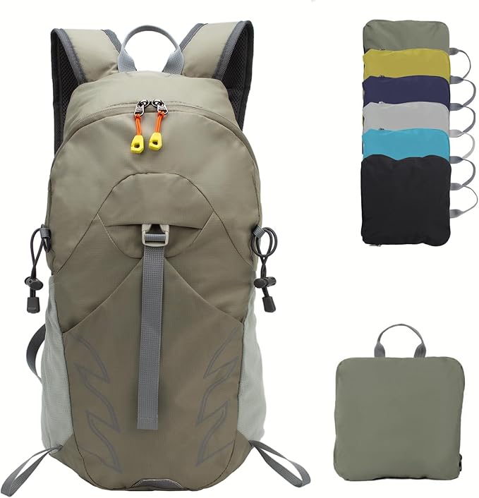 Small Lightweight Hiking Backpack，20L Foldable Hiking Daypack Cycling Hydration Backpack Travel Camping Bag
