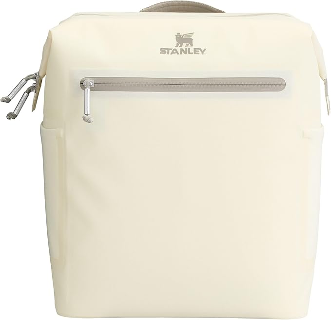 Stanley All Day Madeleine Backpack Soft Cooler 20 Can Cooler with Handle and Shoulder Straps Insulated Travel Bag with Zipper BPA-Free