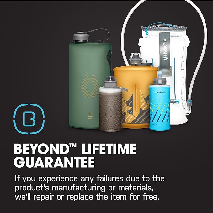 Hydrapak Force Ultra-Durable Water Bladder/Reservoir for Hydration Backpacks, 2L or 3L, Insulated Tube, Safe & Reliable
