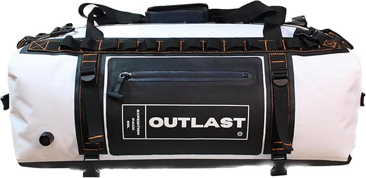 Waterproof Duffel Bag Backpack 65L Scuba Zip Enclosure Dry Bag Fishing, Overland Backpack, Hiking,Camping Adventure Ready