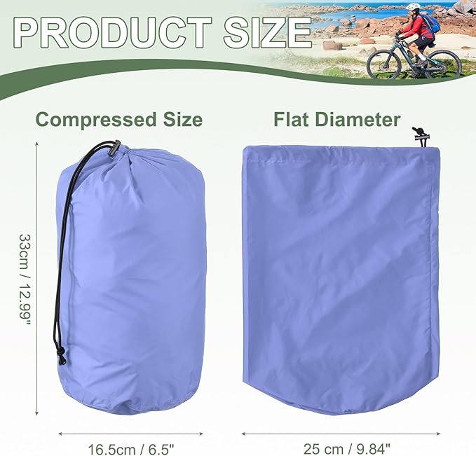 Stuff Sack, Sleeping Bag Storage Sack, Waterproof Outdoor Storage Ultralight Portable Drawstring Storage Bag