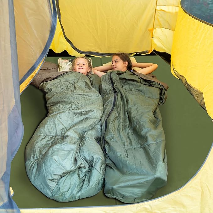 Memory Foam Camping Mattress Sleeping Pad,Portable Floor Mat,Roll Up Mattress for Adults,Camping Bed Pads for Sleeping, Guest Bed for Sleepover Car Bed with Travel Bag