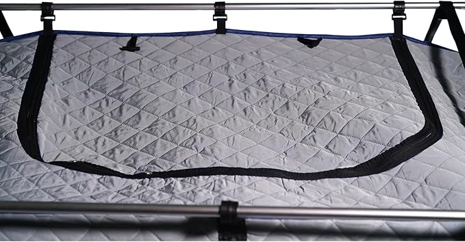 Winter Insulation Liner for Soft Roof Top Tent – 3-Layer 210D Polyester + Cotton Liner – Suite for 95"*48"*51"/240x120x130cm Soft Shell roof top Tent.