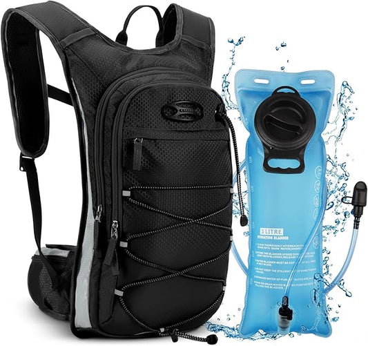 NOOLA Hydration Backpack, Insulated Hiking Water Backpack with 3L TPU Water Bladder for Men Women, Running Hydration Pack Hydro Daypack for Hiking, Trail, Running, Marathons Race, Cycling