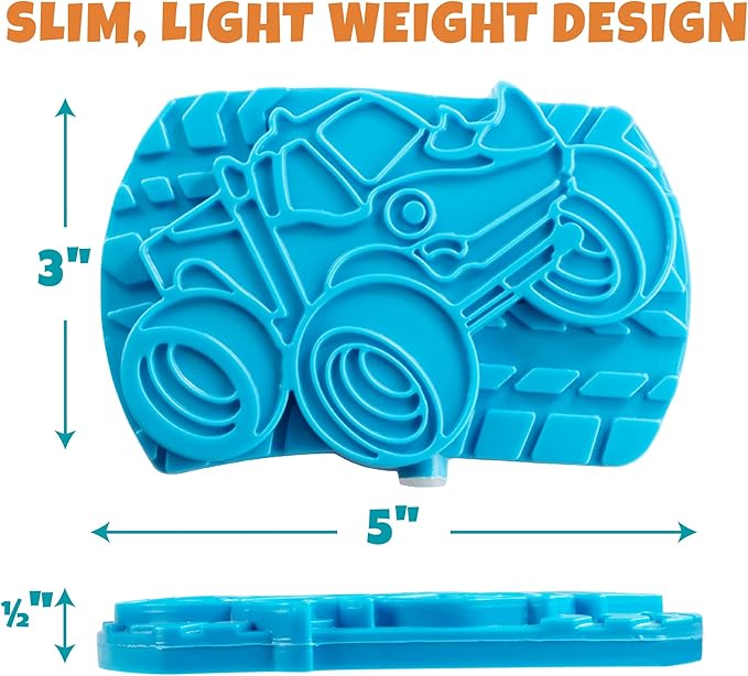 Kids Hard Ice Packs (3 PK) Slim Lightweight Reusable Cooler Freezer Packs- Long-Lasting Chillers Keep Food Fresh for Hours- Durable Leak-Proof Design for Boys Girls Back To School- BPA Free, Food Safe