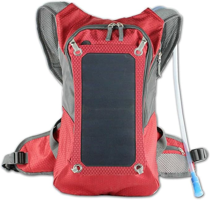 Solar Panel Charger Backpack Women's Travel Usb Power Bank Outdoor Sports Lightweight for Men Women